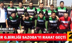 Bakır Gençlerbirliğispor Sazoba’yı rahat geçti 2-0